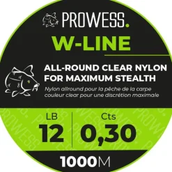 Prowess Fils - Tresses Carpe * Nylon W-Line - 1000M