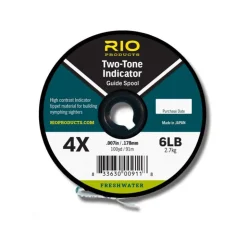 Rio Fils Mouche * Nylon 2 Tone Indicator - Noir/Blanc
