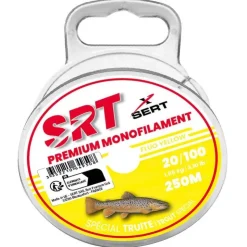 SRT Fils Truite * Nylon Special Truite Fluo Jaune - 150M