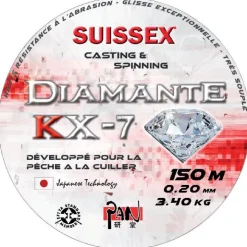 Suissex Fils - Tresses - Bdl Carnassier|Fils Truite * Nylon Pan Diamante Kx-7 Special Cuiller - 150M
