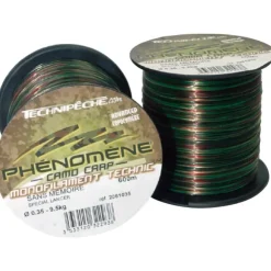 Technipêche Fils - Tresses Carpe * Nylon Phenomene Camou