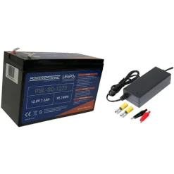 Power Sonic Batteries & Chargeurs * Pack Batterie Lithium Lifepo4 Avec Chargeur 2A Pour Sondeur