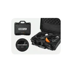 Sena Sécurité & Secours * Pack De Quatre Casques Bosun Quad Complets + Valise De Charge