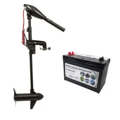 Haswing Moteurs Électriques Bateau^Pack Energy Osapian 40 Lbs Avec Batterie Marine 12V100amp