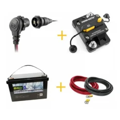 Minn Kota Batteries & Chargeurs * Pack Pour Installation Moteurs Électrique Montage Avant 55Lbs Eaux Douces