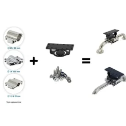 Seanox Equipements Bateau & Annexe * Pack Support Écran Pm + Fixation Balcon