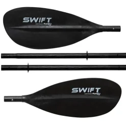 Egalis Avirons, Rames & Pagaies * Pagaie Kayak Swift Fibre Carbone Démontable 4 Parties