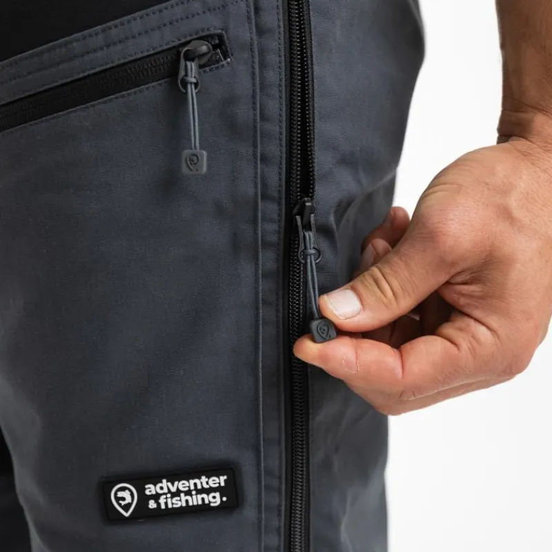 Adventer & Fishing Pantalons, Salopettes & Shorts^Pantalon Homme Impregnated Trousers - Gris/Noir
