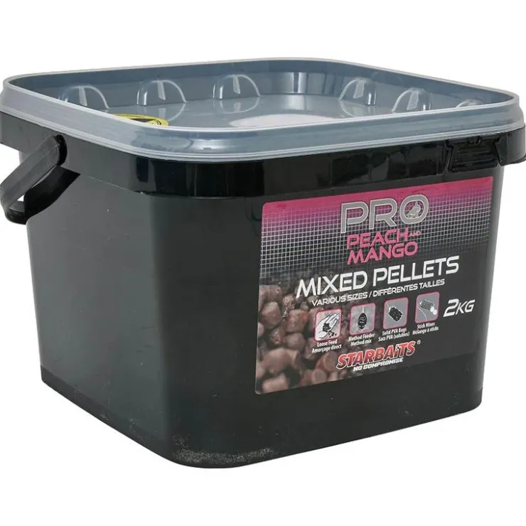 Starbaits Appâts Carpe * Pellet Pro Peach & Mango Pellets Mixed