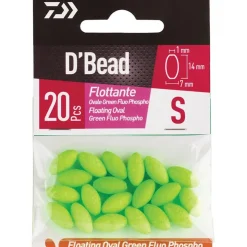 Daiwa Montage Ligne * Perle D'bead Flottantes Ovales Phospho