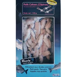 Pexeo Appâts Naturels - Amorces * Petits Calamars Chipirons Entiers Surgelés Ready'x
