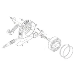 Peerless Bam Moulinets Truite * Pieces Detachees Pour Moulinet Truite Ritma 72 D Et 73 D