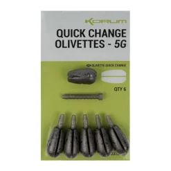 Korum Montages Carpe^Plomb Quick Change Olivettes