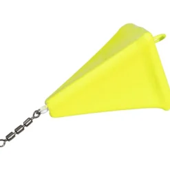 Zebco Plombs^Plomb Flatty Scratcher Lead - Jaune Fluo