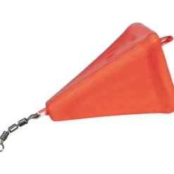 Zebco Plombs * Plomb Flatty Scratcher Lead - Rouge Fluo