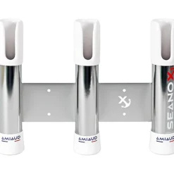 Seanox Equipements Bateau & Annexe^Porte Canne Inox Embout Fendu 3 Cannes