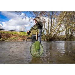 Korum Epuisettes - Bourriches * Épuisette Raquette Glide Wading Net - Latex