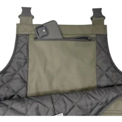 Vass Pantalons, Salopettes & Shorts * Salopette Homme Team 220 Winter Lined Bib & Brace Waterproof - Kaki
