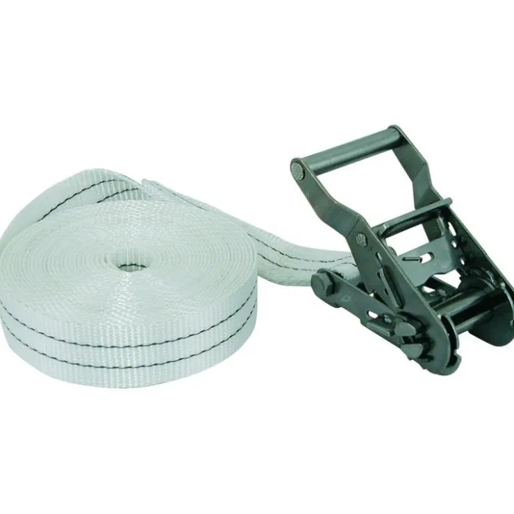 Euromarine Remorques Bateau, Treuils & Antivols * Sangle A Cliquet Inox 1 Partie