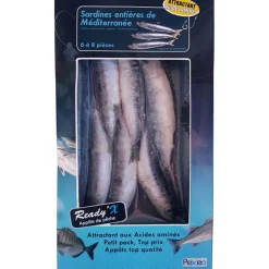 Pexeo Appâts Naturels - Amorces * Sardines Entières De Méditerranée Surgelées Ready'x