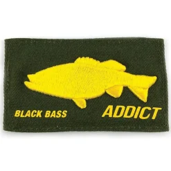 Fishxplorer Cadeaux & Décoration|Cadeaux & Décoration^Scratch Interchangeable Pour Casquette / Bonnet Addict Black Bass - Vert