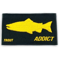 Fishxplorer Cadeaux & Décoration|Cadeaux & Décoration * Scratch Interchangeable Pour Casquette / Bonnet Addict Truite - Noir