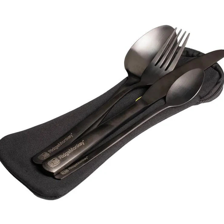 Ridge Monkey Bivouac * Set De Couverts Dlx Cutlery Set