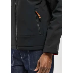Bermudes Sweats & Polaires * Softshell Homme À Capuche Seaboard - Noir