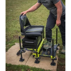 Fox Matrix Stations - Paniers Sièges * Station F25 Pro Swivel Seatbox - Lime Edition