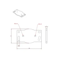 Pike n Bass Equipements Bateau & Annexe * Support Piedestal De Perche De Sonde Pike'n Bass Live Sur Glissière