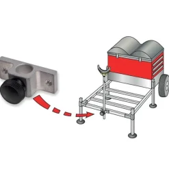 Stonfo Stations - Paniers Sièges^Support Alu A Vis Pour Fixation Pique