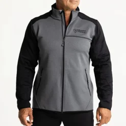 Adventer & Fishing Sweats & Polaires * Sweat Homme Trondheim - Titanium/Noir