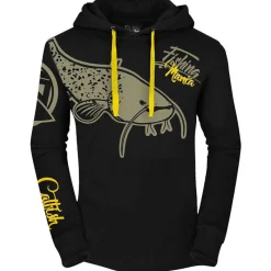 Hot Spot Design Sweats & Polaires^Sweat Homme Fishing Mania Catfish - Noir