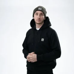 Nash Sweats & Polaires * Sweat Homme Make It Happen Badge Zipped - Noir