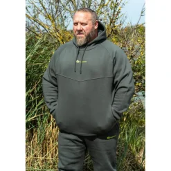 Ridge Monkey Sweats & Polaires * Sweat Homme Apearel Thermapro Heavyweight Thermique - Green