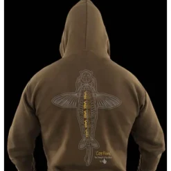 Vass Sweats & Polaires * Sweat Homme Carp Rising Hoodie - Kaki