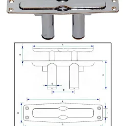 Plastimo Equipements Bateau & Annexe * Taquet De Pont Retractable
