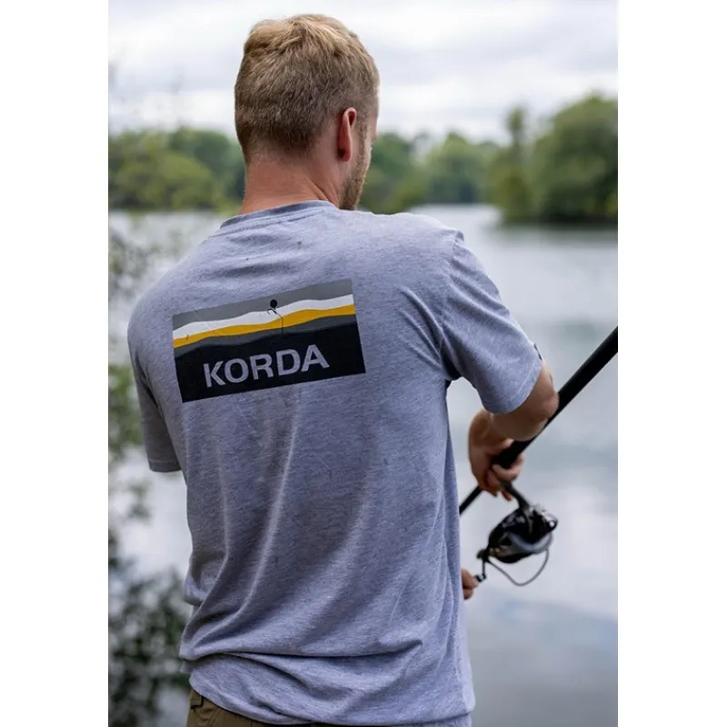 Korda T-Shirts, Polos & Chemises^Tee Shirt Manches Courtes Homme Lakebed - Gris