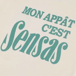 Sensas T-Shirts, Polos & Chemises^Tee Shirt Manches Courtes Homme Faguo Massoury - Ecru