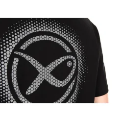 Fox Matrix T-Shirts, Polos & Chemises * Tee Shirt Manches Courtes Homme Large Fade T-Shirt Black/Grey - Noir