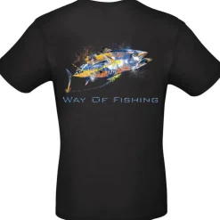 W.O.F. T-Shirts, Polos & Chemises * Tee Shirt Manches Courtes Homme Thon - Noir