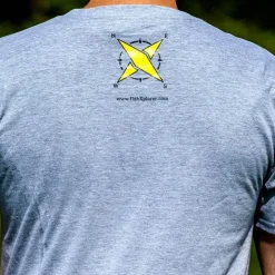 Fishxplorer Cadeaux & Décoration|Cadeaux & Décoration * Tee Shirt Manches Courtes Homme Fishtique - Gris