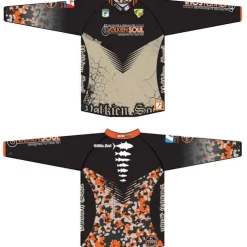 Volkien T-Shirts, Polos & Chemises * Tee Shirt Manches Longues Homme - Camo Orange