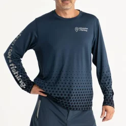 Adventer & Fishing Anti-Uv^Tee Shirt Manches Longues Homme Bozed Anti Uv - Marine
