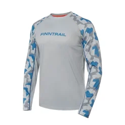 Finntrail Anti-Uv * Tee Shirt Manches Longues Homme Anti Uv Wave - Gris
