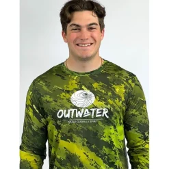 Outwater Anti-Uv * Tee Shirt Manches Longues Spreks - Green Forest
