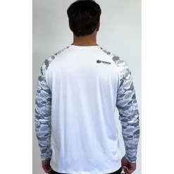 Outwater Anti-Uv^Tee Shirt Manches Longues Camp One - Blanc Camo