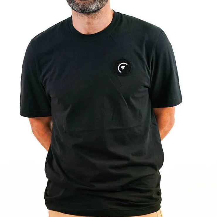 Sur vos traces Calendriers De L'Avent|Calendriers De L'Avent * Tee Shirt Pêche Personnalisable - Noir