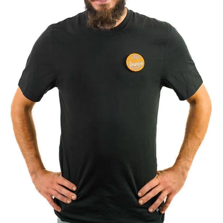 Sur vos traces Calendriers De L'Avent|Calendriers De L'Avent * Tee Shirt Pêche Personnalisable - Noir