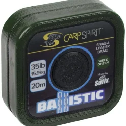 Carp Spirit Fils - Tresses Carpe * Tete De Ligne Ballistic Camo Green - 20M
